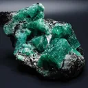 Emerald crystals in Biotite schist - image 4