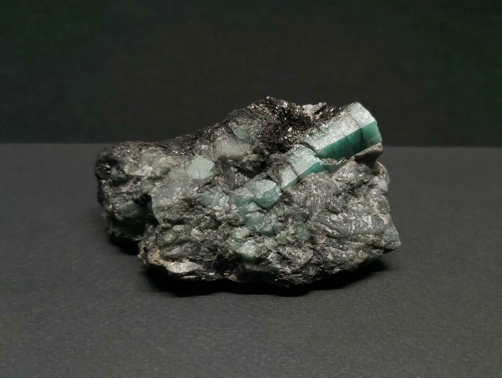 Emerald from Brazil, Bahia, Carnaíba mining district image