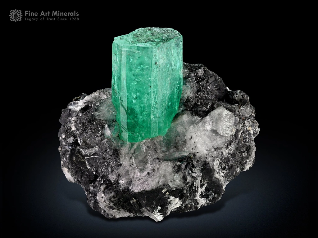 Emerald from Chivor Mine, Chivor, Boyacá Department, Colombia image