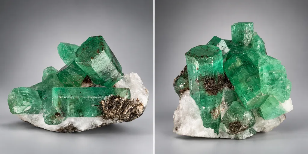 Emerald from Pakistan, Khyber Pakhtunkhwa Province, Garam Chashma image