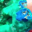 Emerald green meets electric blue - image 2
