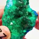 Emerald green meets electric blue - image 4