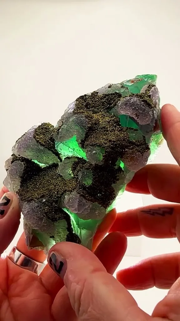 Emerald Green w some purple Perfection image