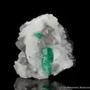 Emerald in Calcite - image 2
