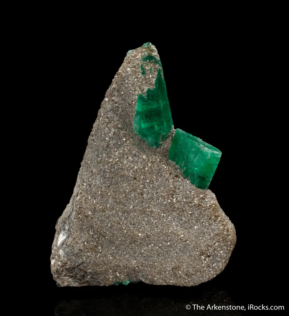Emerald in Schist image