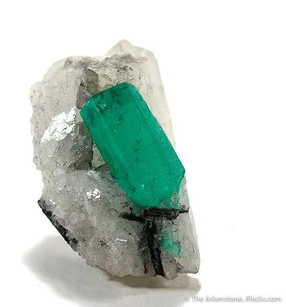 Emerald on Calcite image