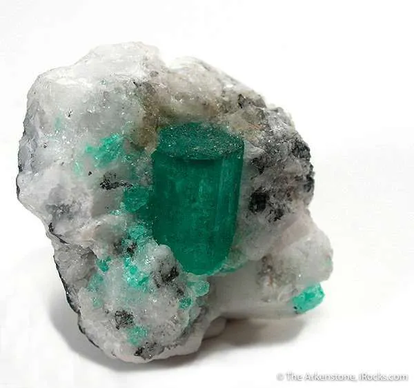 Emerald on Calcite image