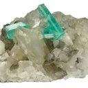 Emerald on Calcite - image 3