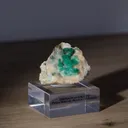Emerald on Calcite - image 3