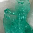 Emerald on Calcite - image 2