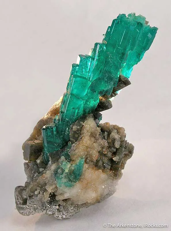 Emerald on Calcite image