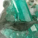 Emerald on Calcite - image 3