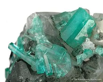 Emerald on Calcite - image 2