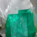 Emerald on Calcite (illustrated) - image 3