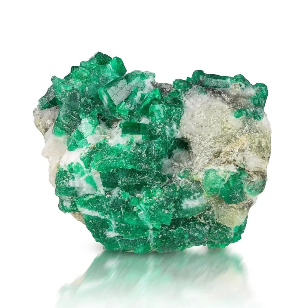 Emerald on Calcite image