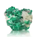 Emerald on Calcite - image 1