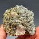 Emerald on Calcite W Pyrite - image 7