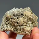 Emerald on Calcite W Pyrite - image 6