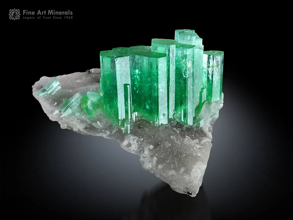 Emerald On Matrix from Panjsher Afghanistan image