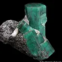Emerald with Biotite and Graphite - image 5
