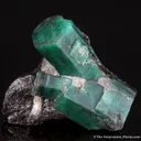 Emerald with Biotite and Graphite - image 4
