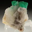 Emerald with Calcite - image 1