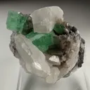 Emerald with Calcite - image 2
