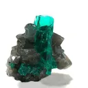 Emerald With Calcite - image 2