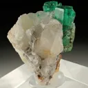 Emerald with Calcite - image 3