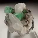 Emerald with Calcite - image 3