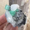 Emerald with Calcite - image 5