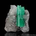 Emerald With Calcite - image 4