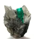 Emerald With Calcite - image 1