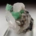 Emerald with Calcite - image 1