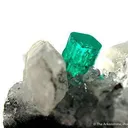 Emerald With Calcite - image 2