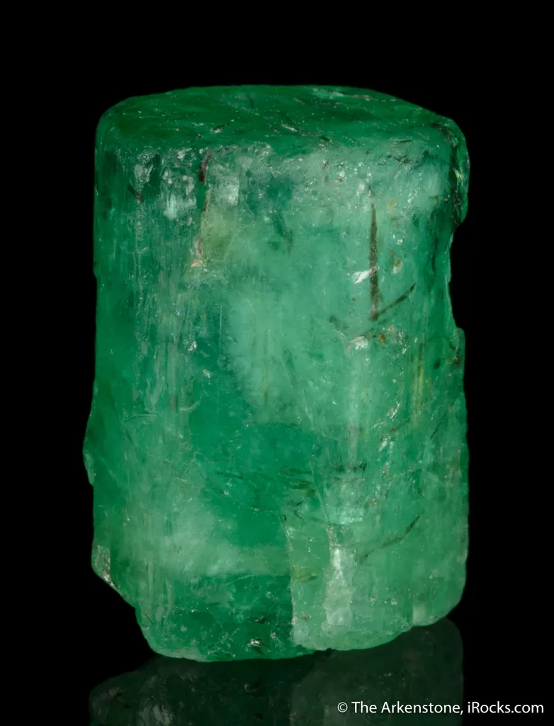 Emerald with Schorl Tourmaline inclusions - image 3