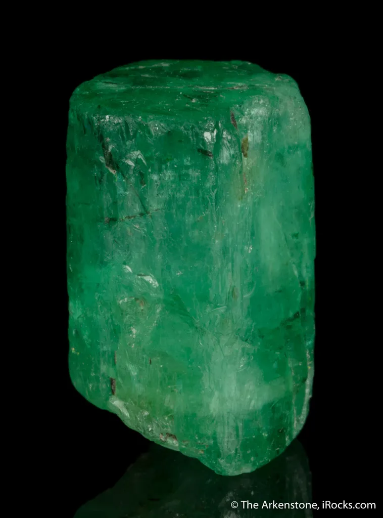 Emerald with Schorl Tourmaline inclusions - image 2