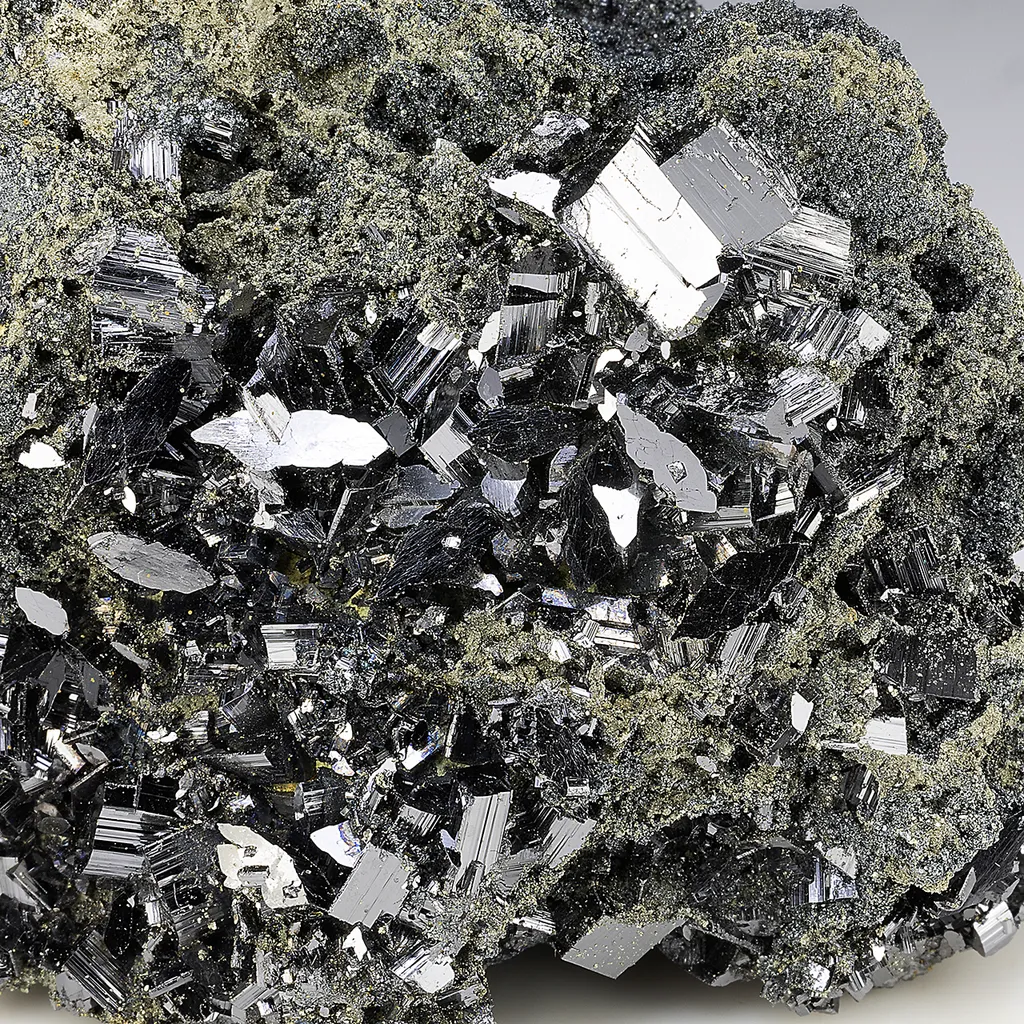 Enargite with Tetrahedrite, Pyrite, Quartz image
