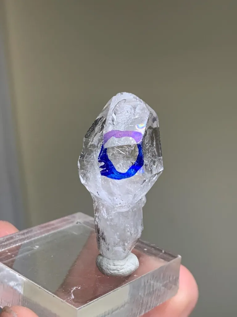 Enhydro Diamond Quartz Crystal - image 3