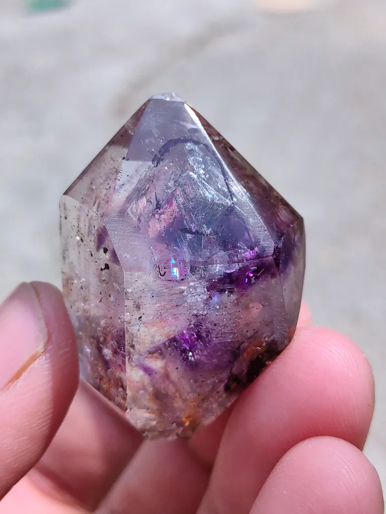 Enhydro  Karur Amethyst Polished Crystal, Water Bubble 💦 in Crystal - image 5