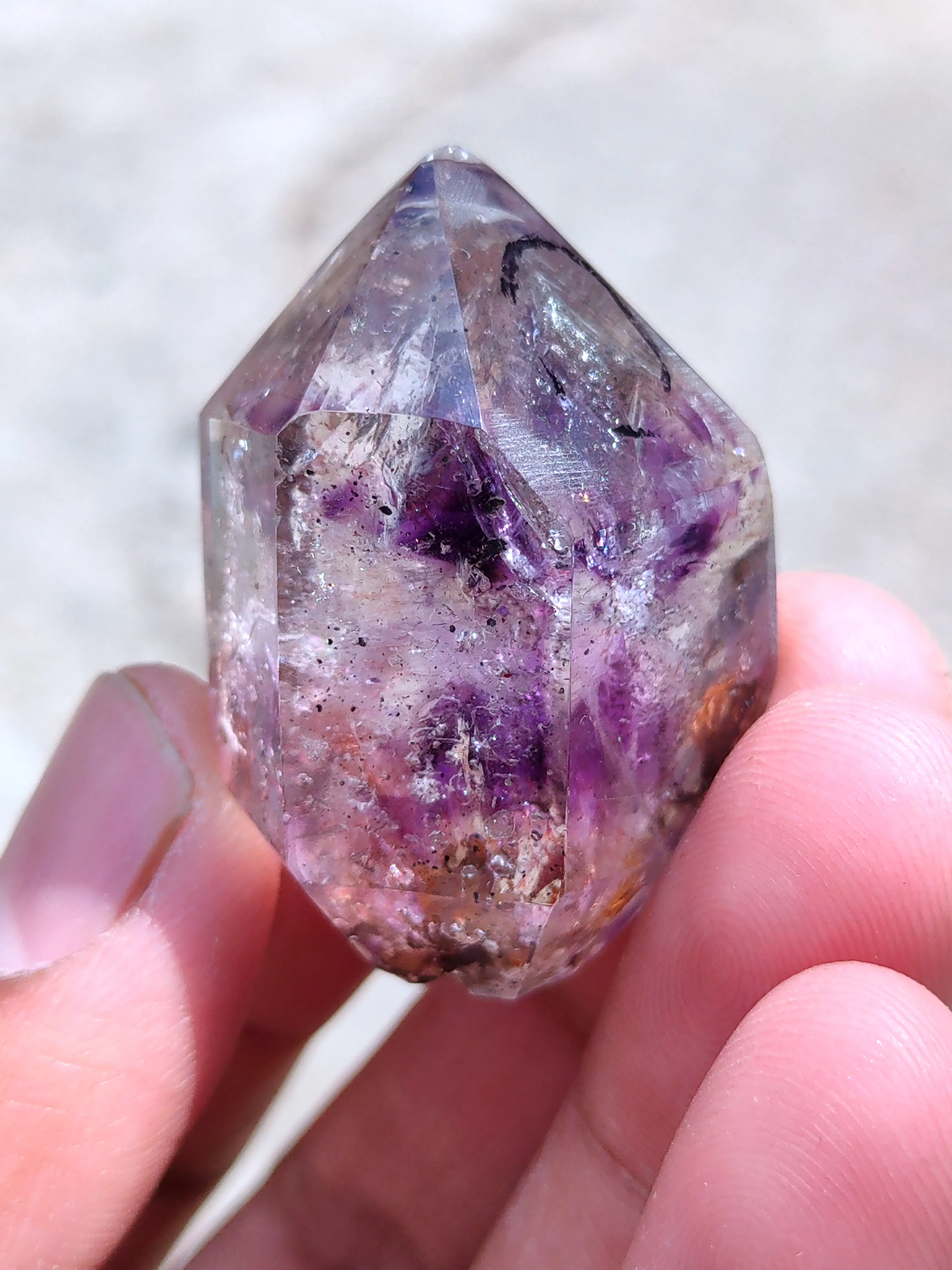 Enhydro  Karur Amethyst Polished Crystal, Water Bubble 💦 in Crystal - image 8