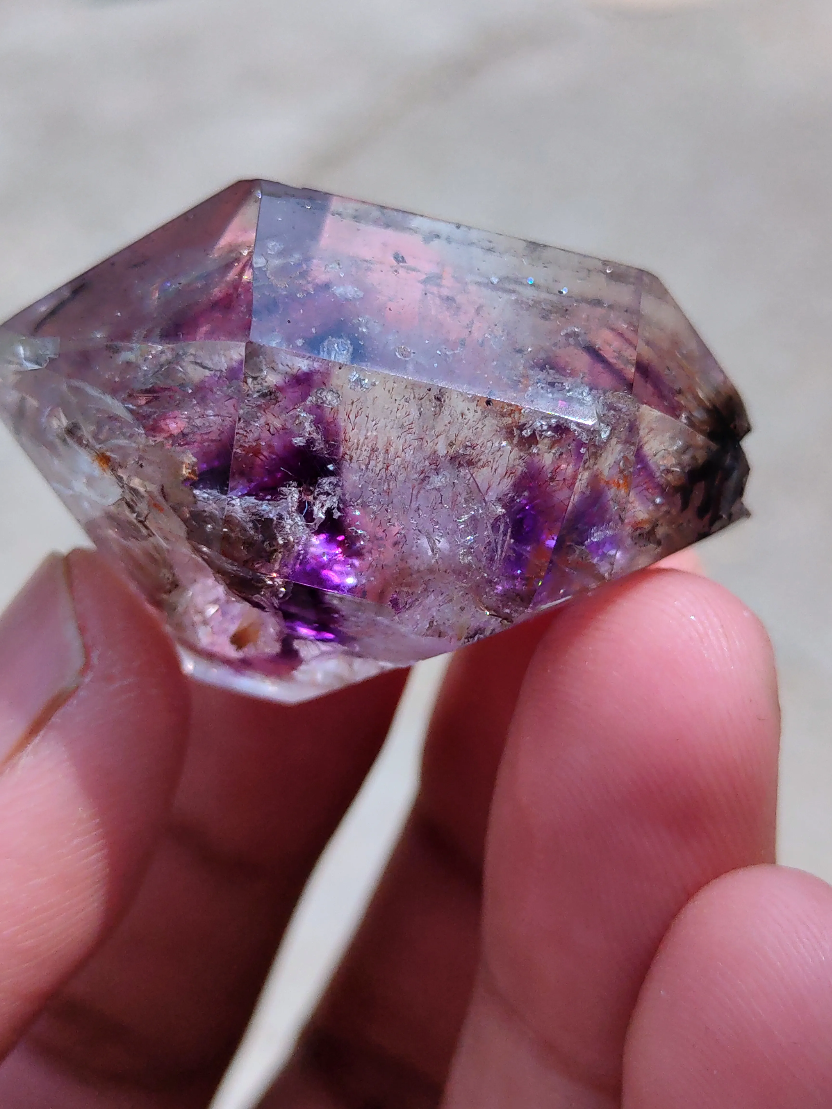 Enhydro  Karur Amethyst Polished Crystal, Water Bubble 💦 in Crystal - image 2