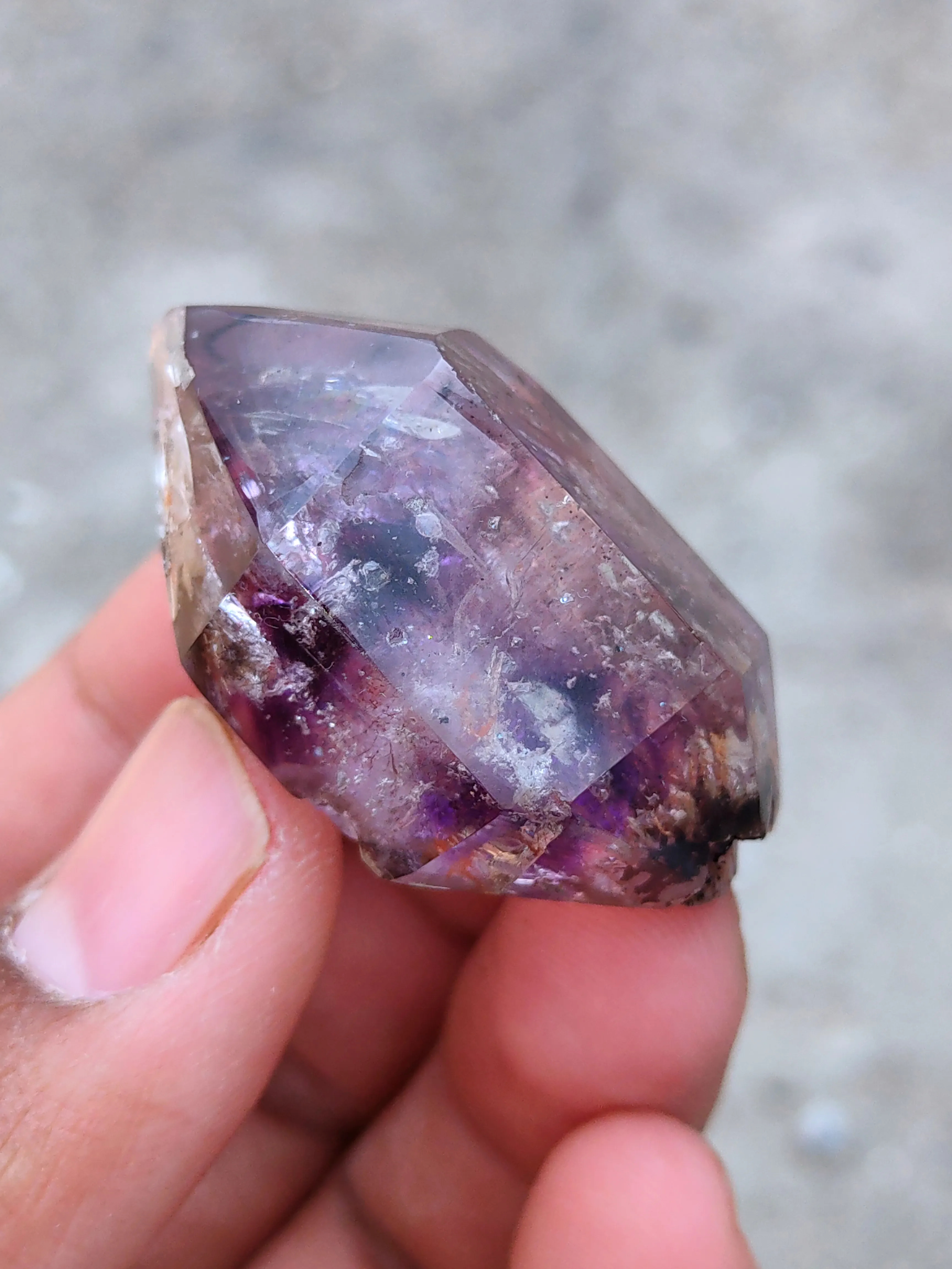 Enhydro  Karur Amethyst Polished Crystal, Water Bubble 💦 in Crystal - image 7