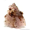 Eosphorite and Zanazziite on Rose Quartz - image 1