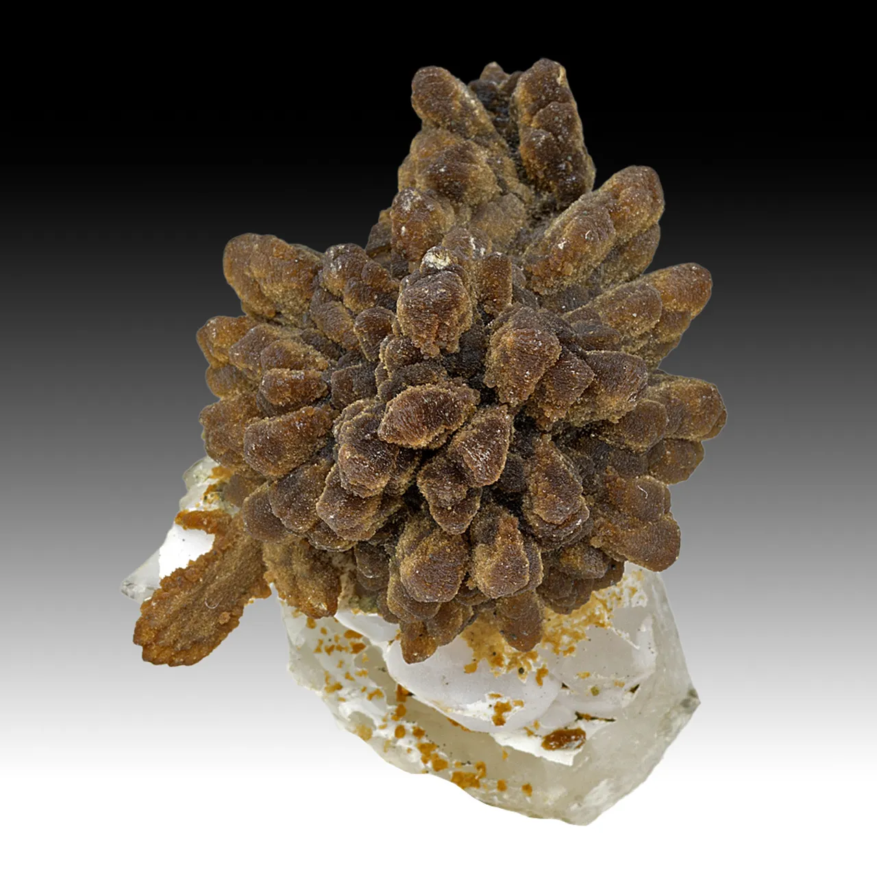 Eosphorite on Quartz - image 1