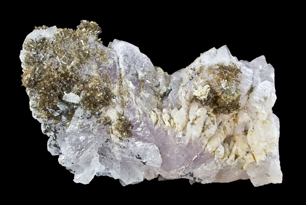 Eosphorite on Rose Quartz - image 7