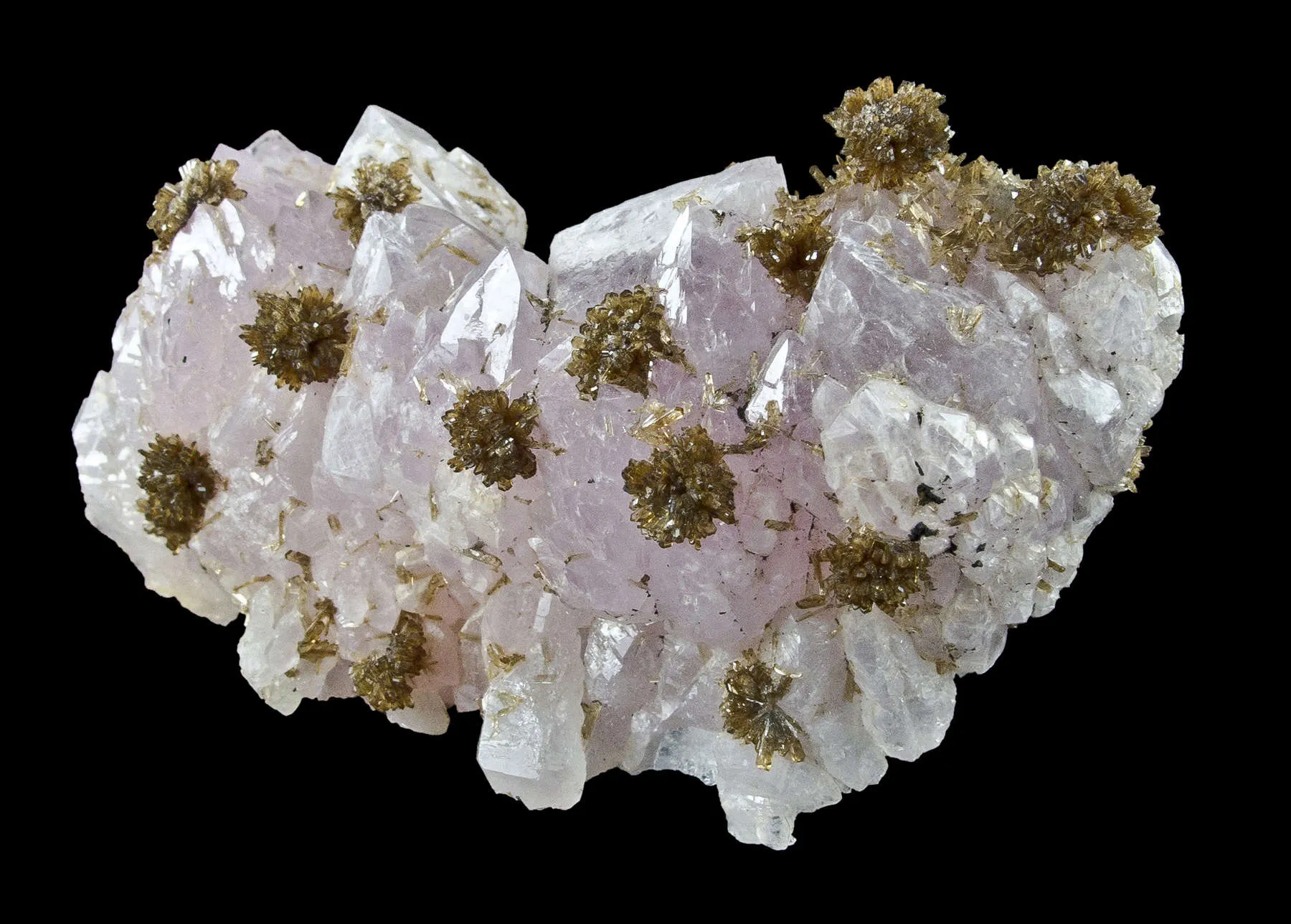 Eosphorite on Rose Quartz - image 5