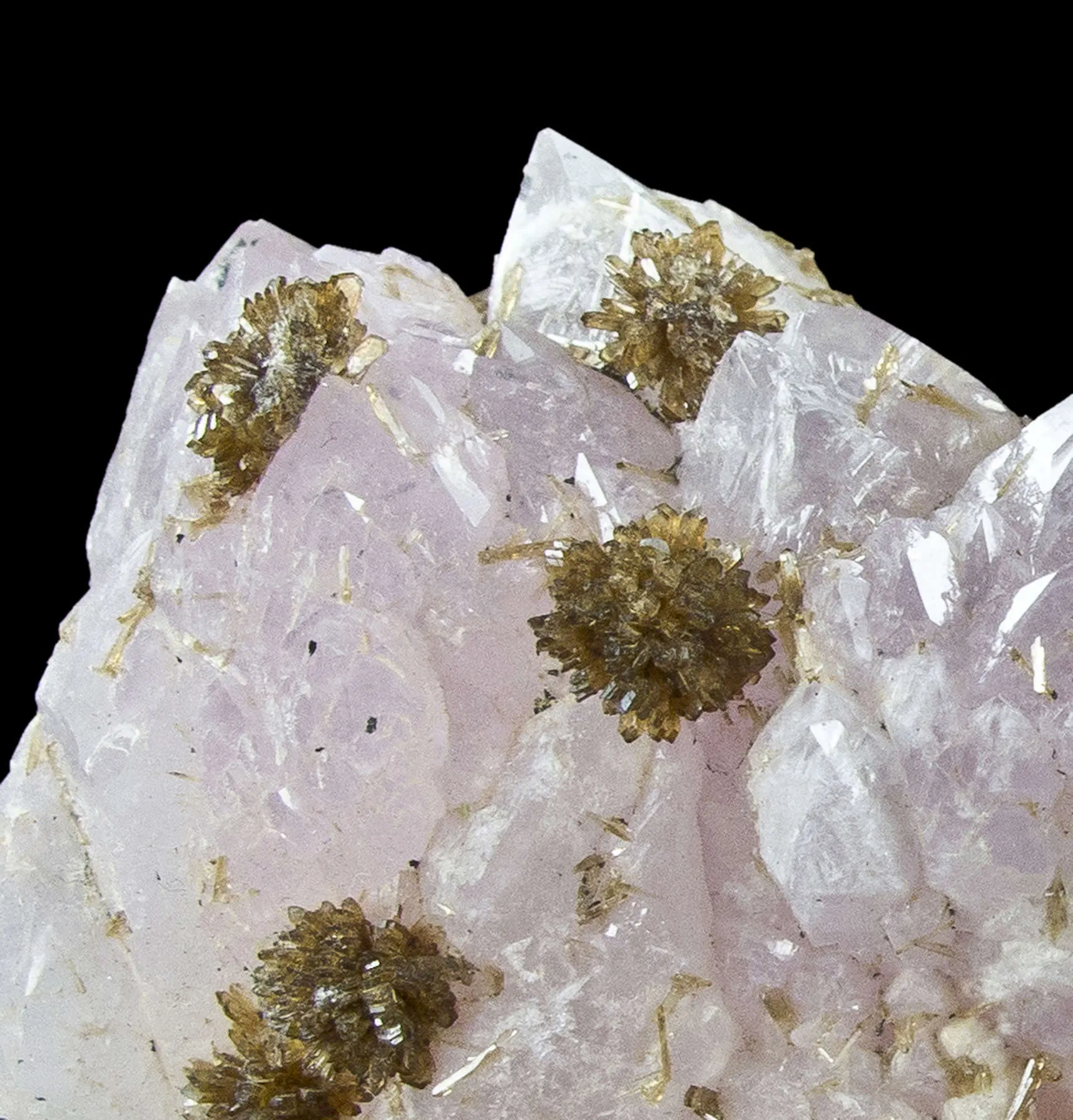 Eosphorite on Rose Quartz - image 2