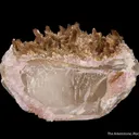 Eosphorite on Rose Quartz, on Quartz - image 3