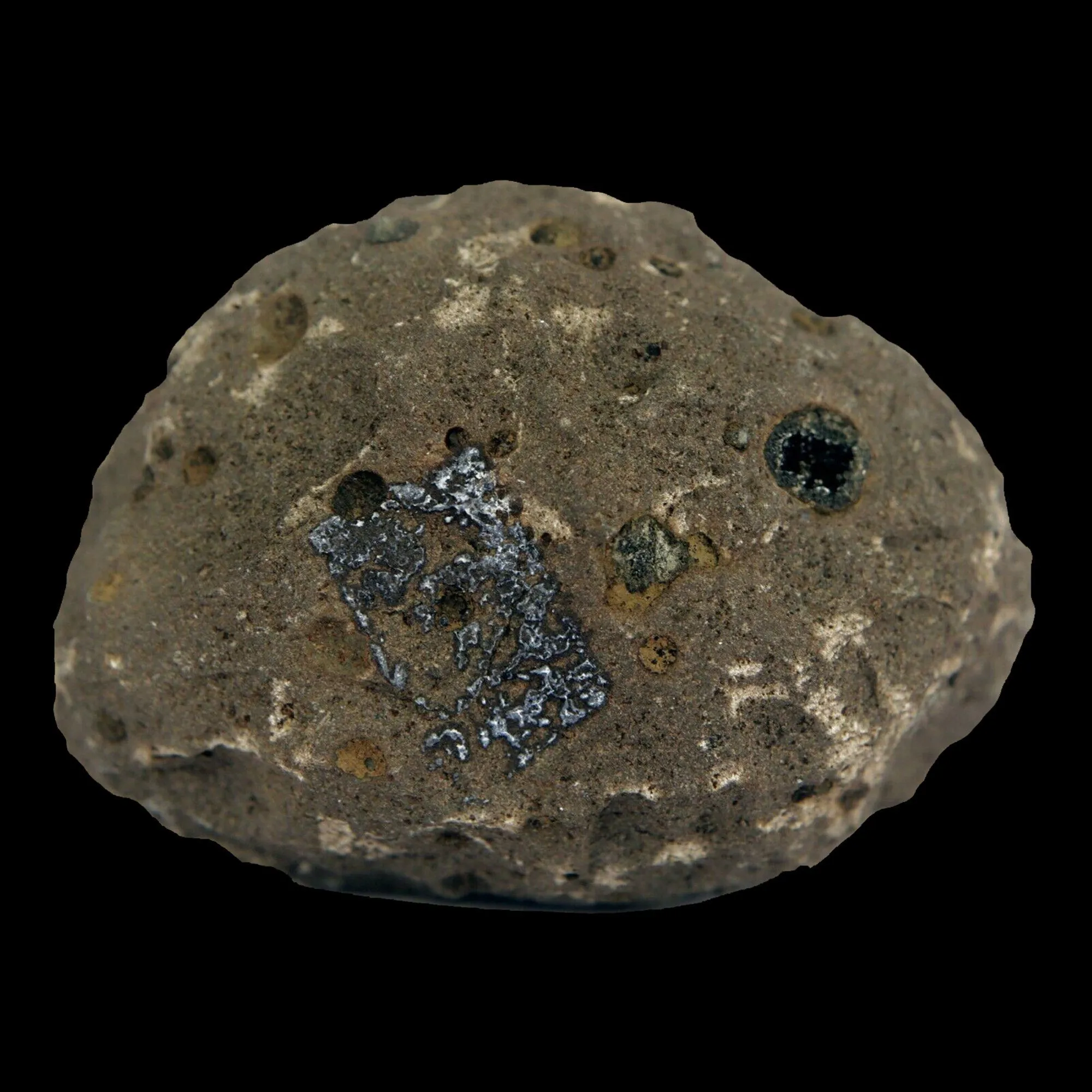 Epi-Stilbite crystal on Chalcedony Natural Mineral Specimen - image 4